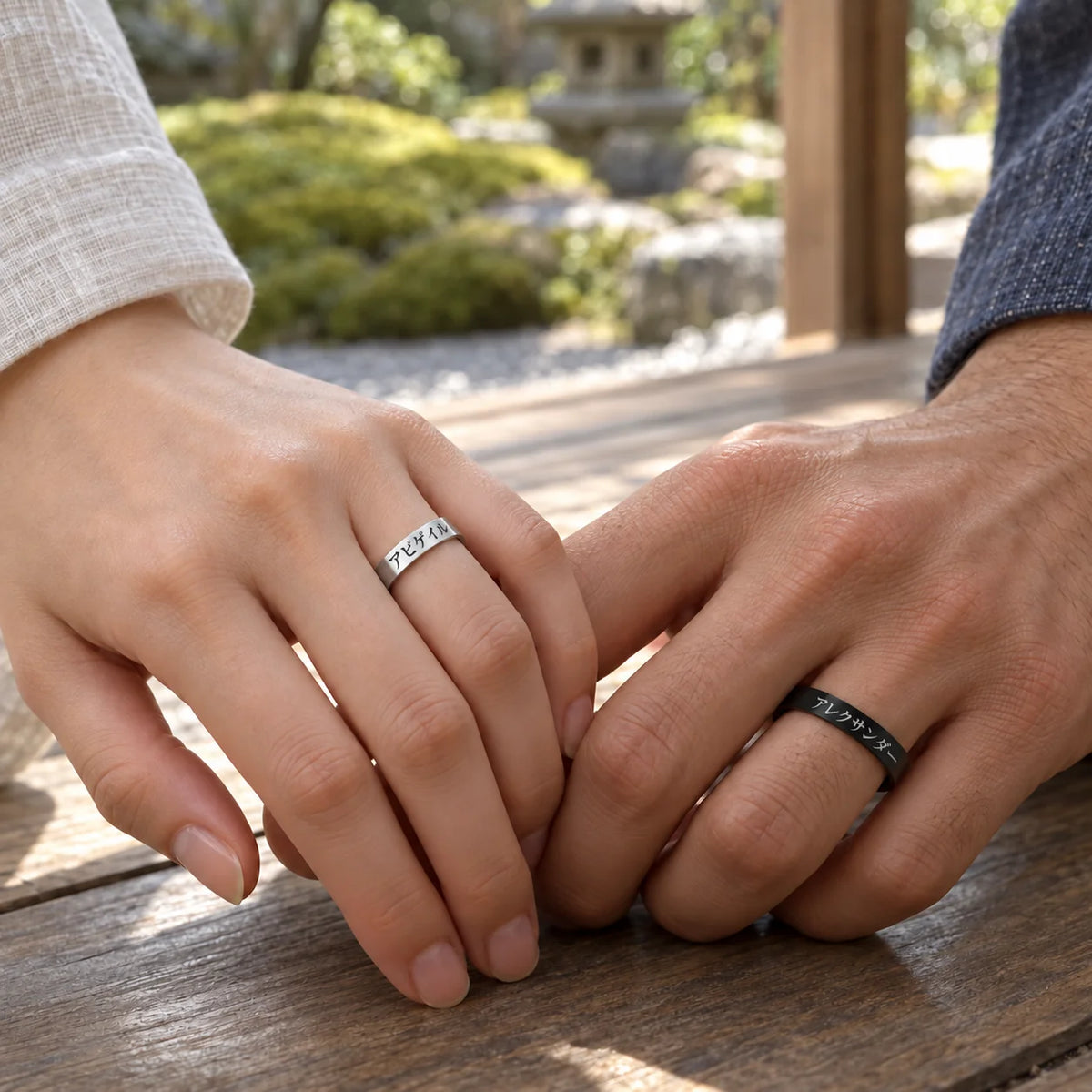 Custom slim Japanese ring