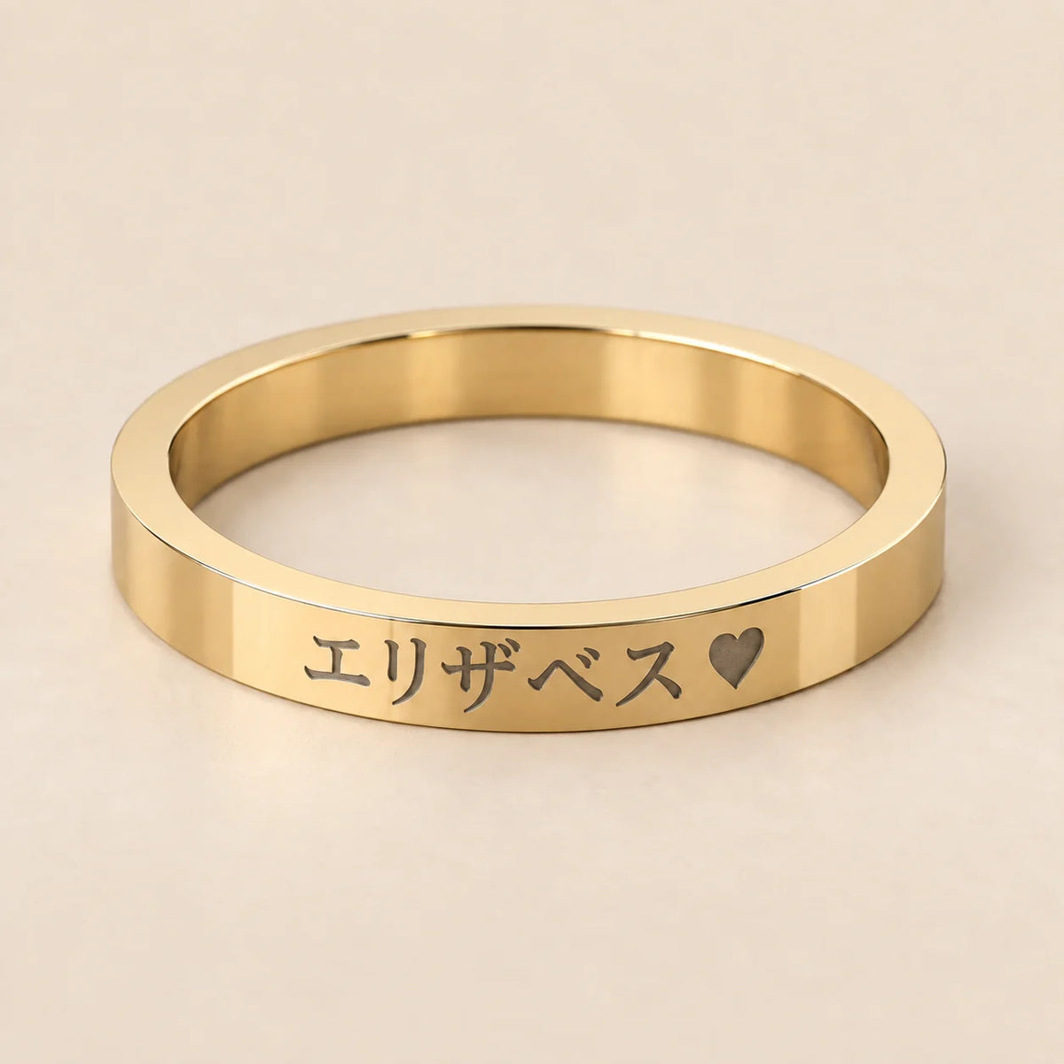 Custom slim Japanese ring