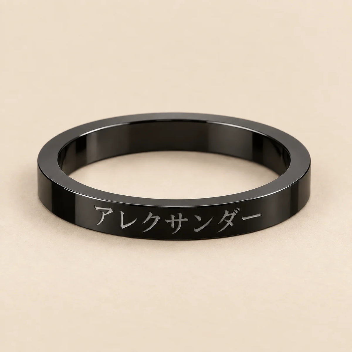Custom slim Japanese ring
