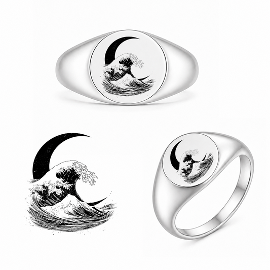 Hokusai Ring
