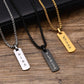 Engraved Japanese Name Necklace for Men