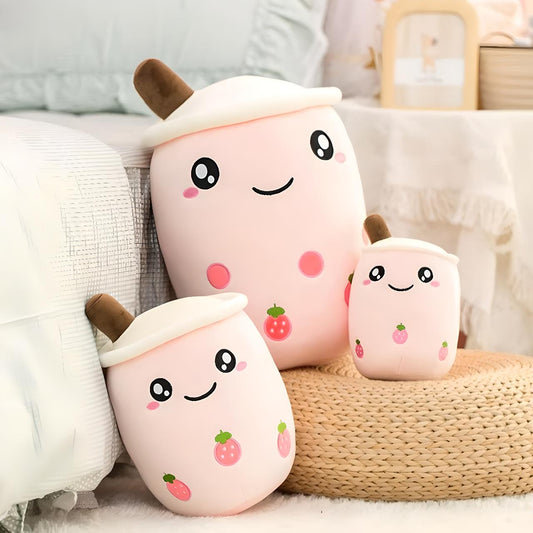 Kawaii Fruit Bubble Tea Plush