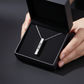 Korean Engraved Bar Necklace for Women
